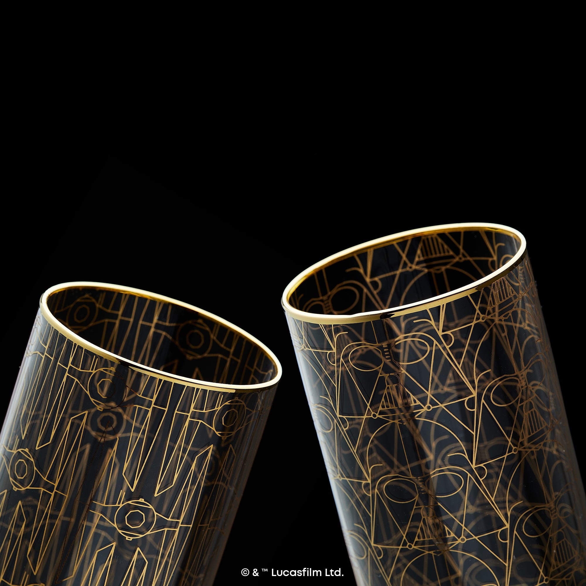 Star Wars™ Limited Edition Deco Collection Tall Glasses, Set of 4