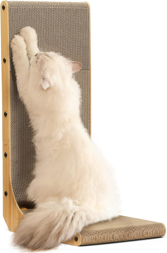 Scratching Wall Cat Tower with Ball Toy for Indoor Cats