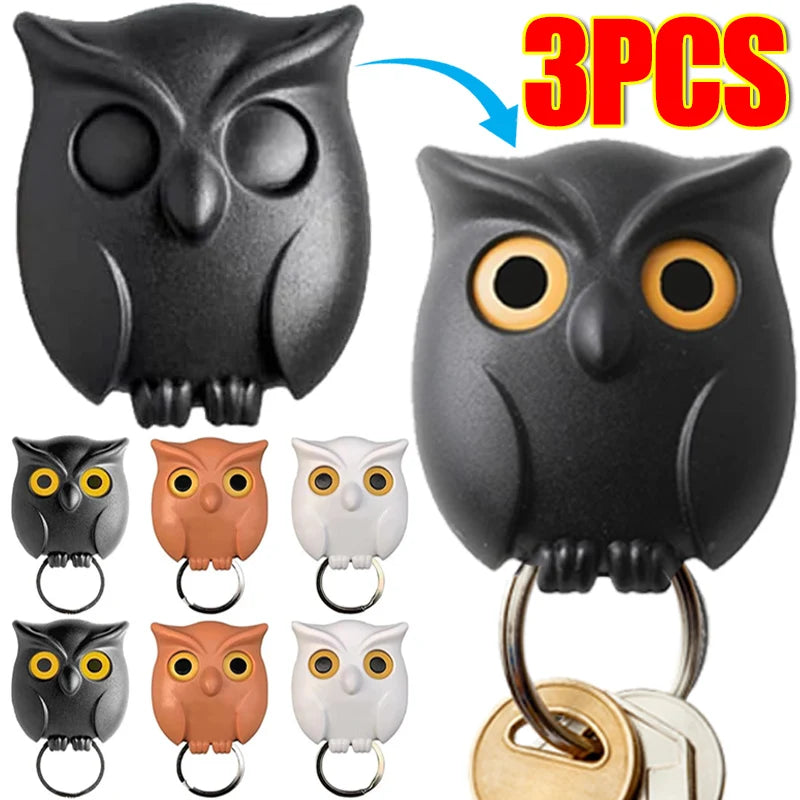 Magnetic Owl Key Holders and Key Chain