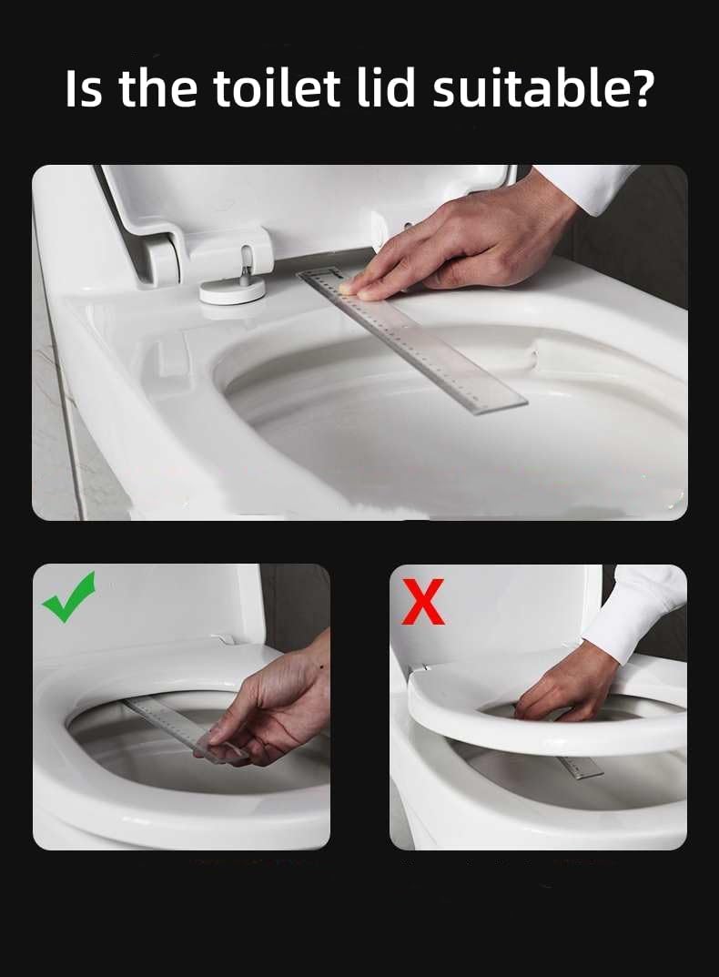 Smart Toilet Flusher, Phito Bidet Toilet Seat Dual Nozzle