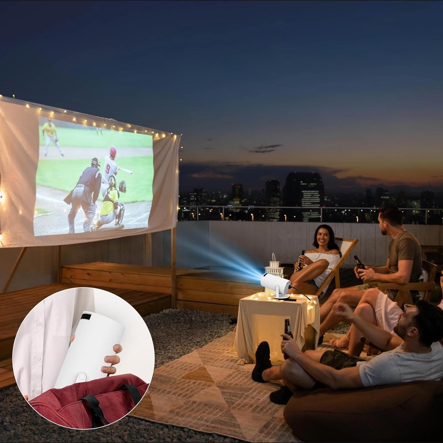 Mini Projector 4K 1080P