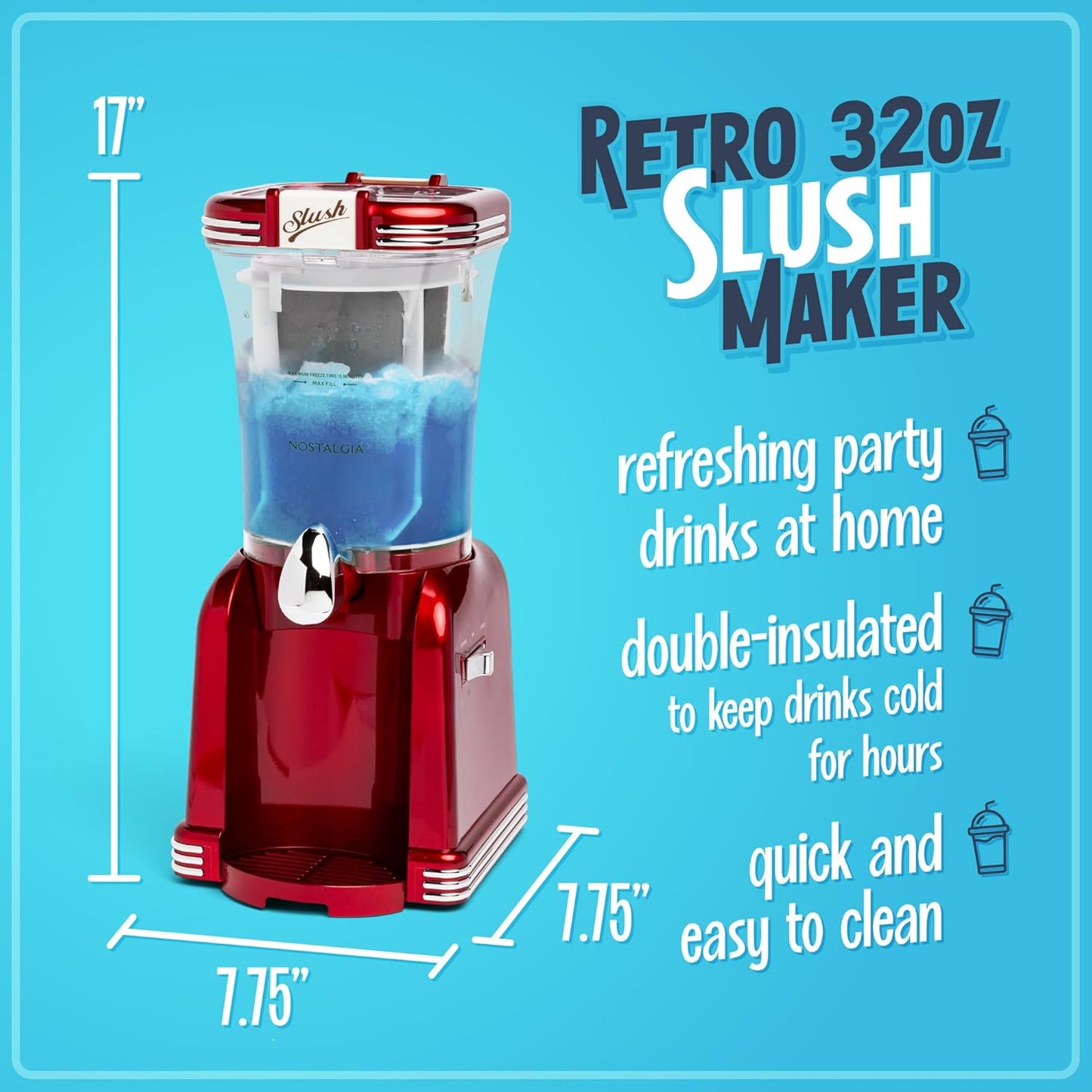 Frozen Drink Maker Machine 32-Ounce