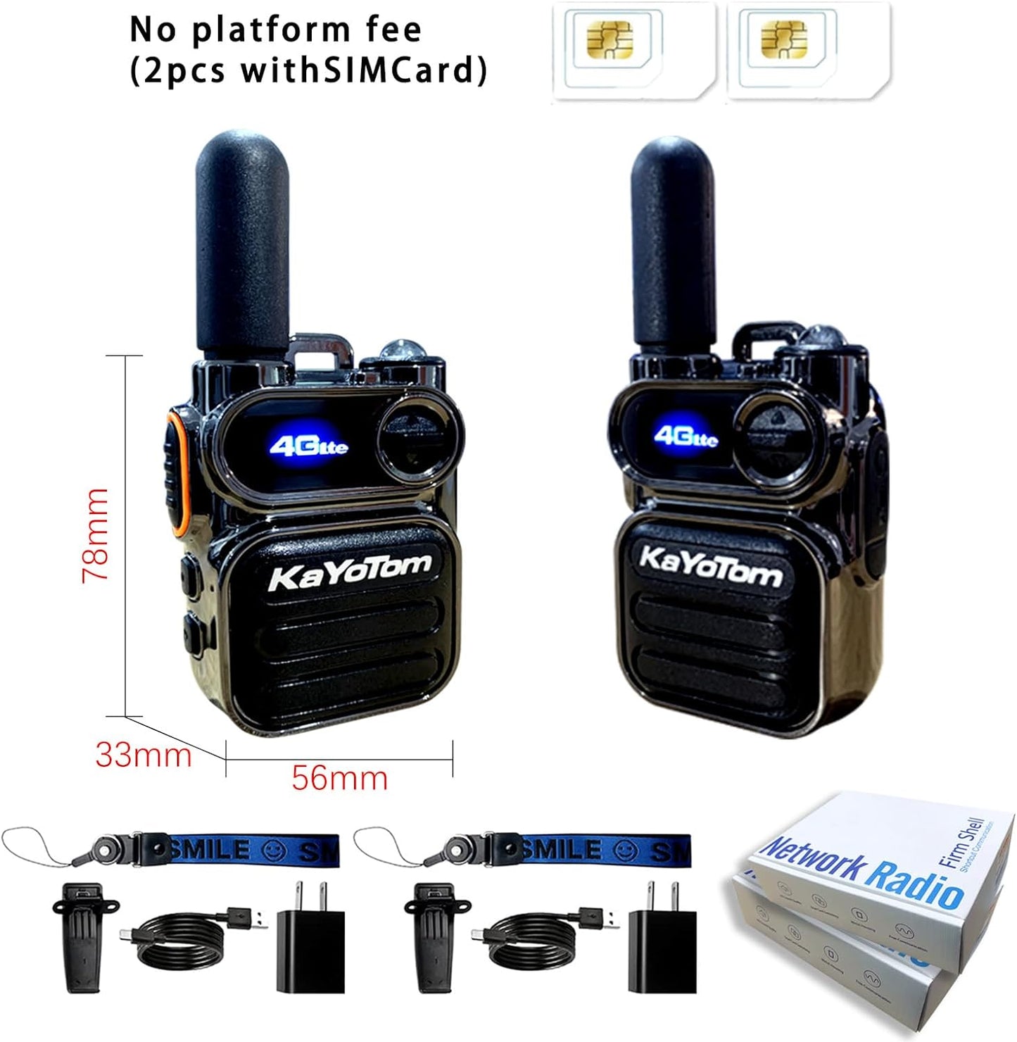 Global walkie Talkie Unlimited Ranges