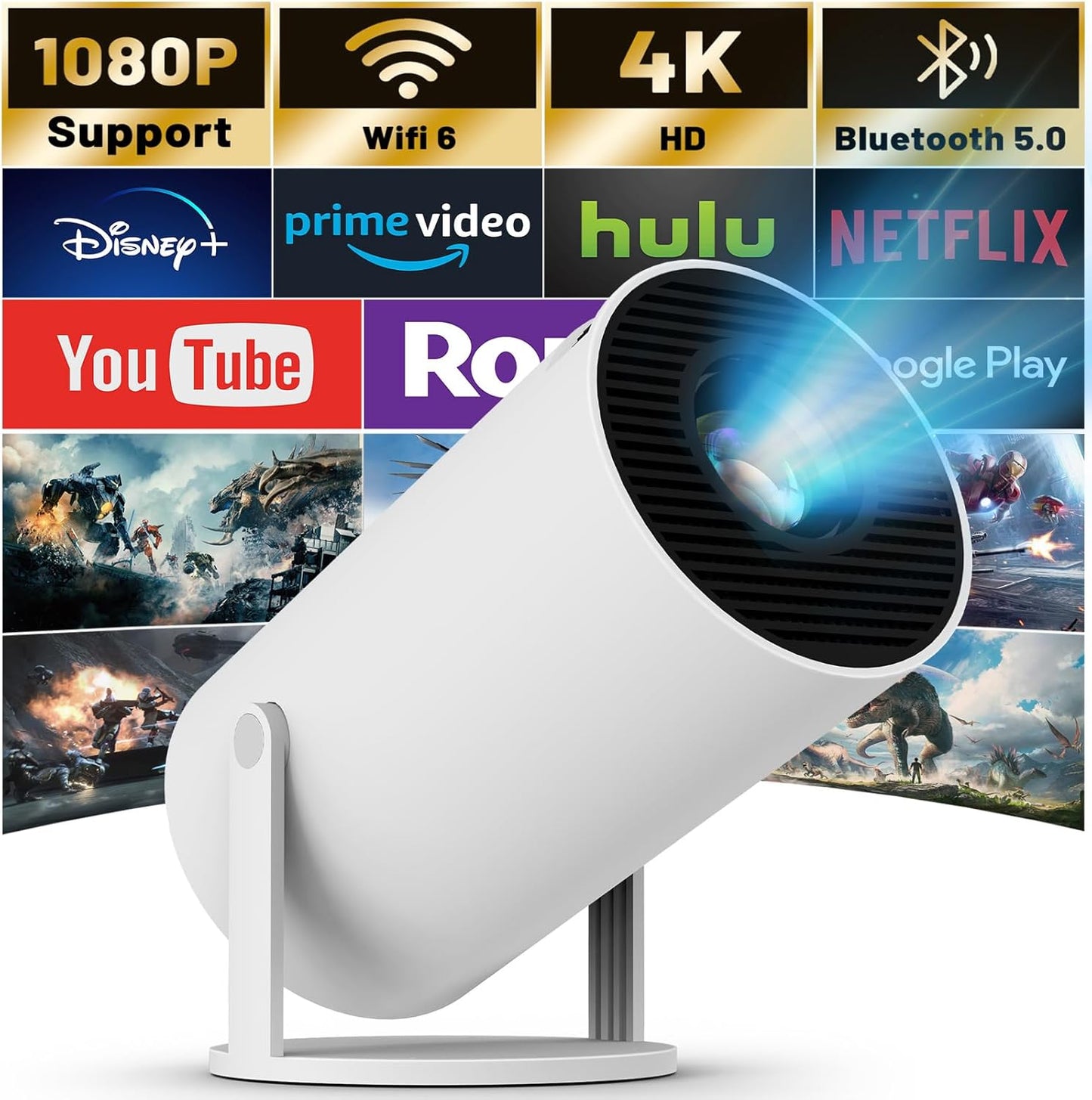 Mini Projector 4K 1080P