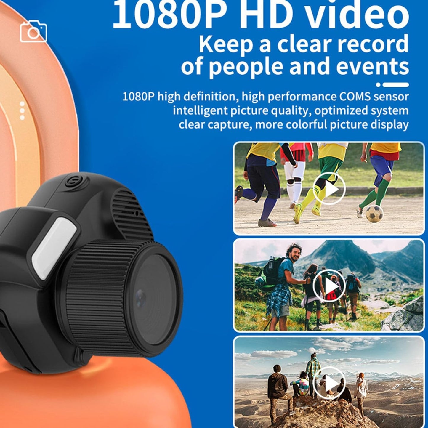 Mini World's Smallest HD Camera with a Screen 1080P