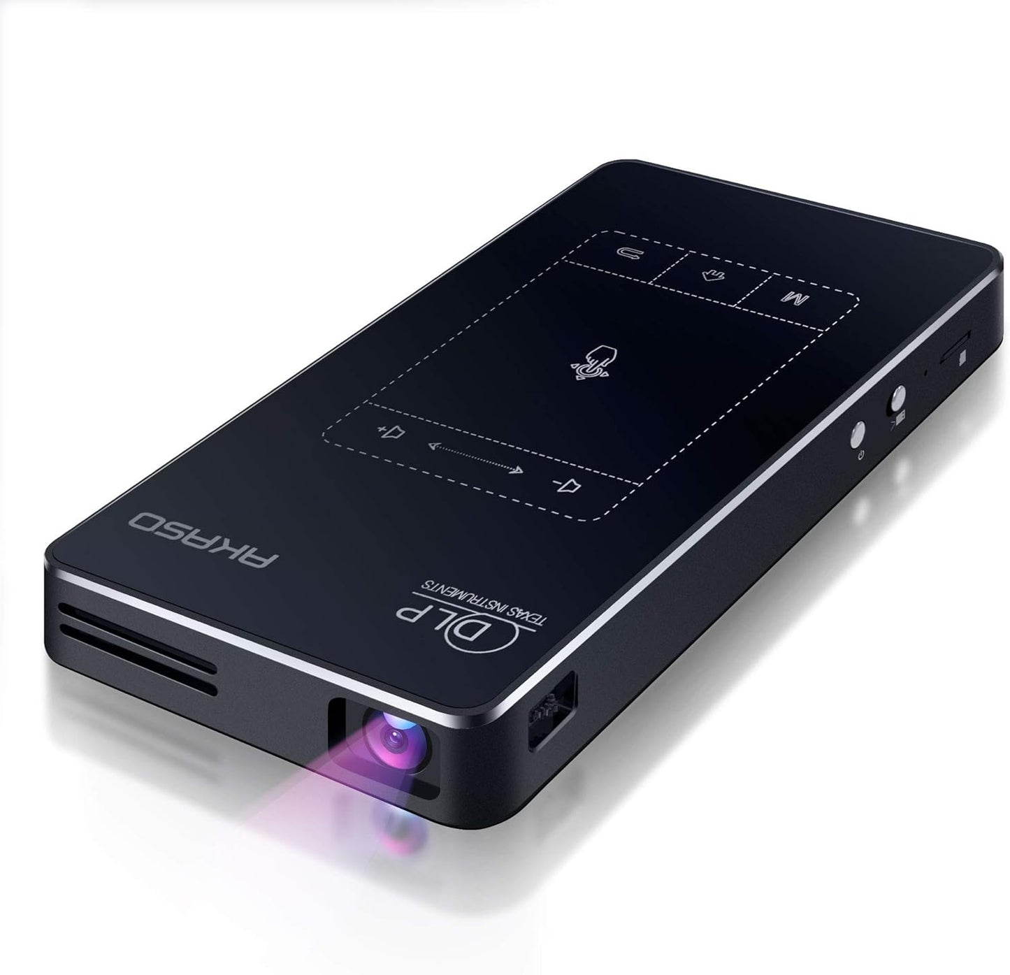 4K Mini Projector Connects to iPhone and Android