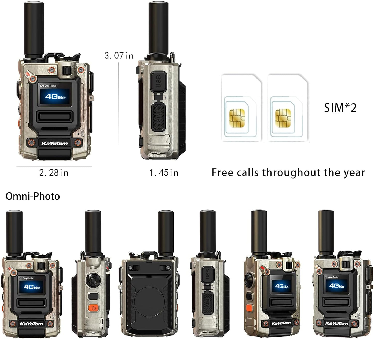 Global walkie Talkie Unlimited Ranges