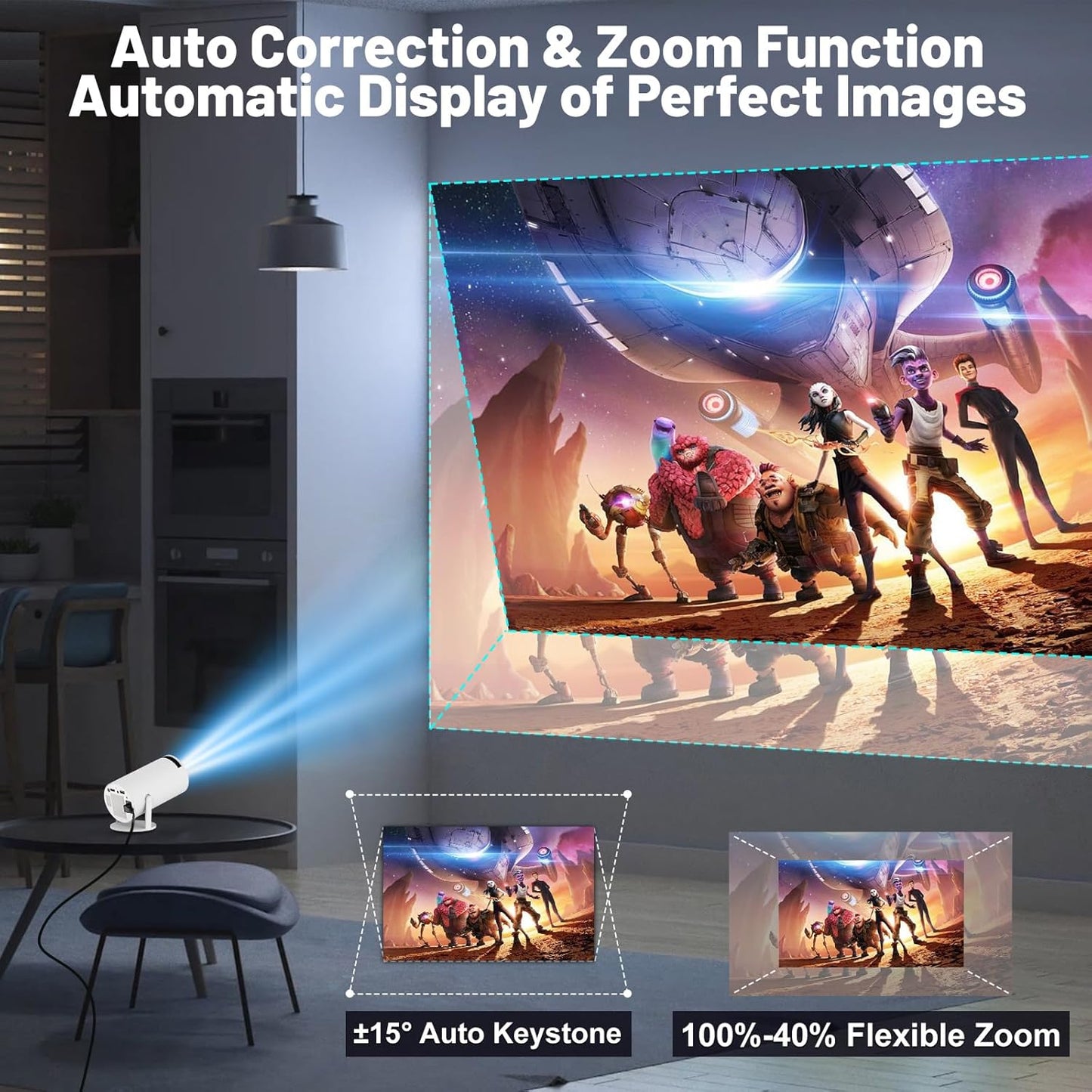 Mini Projector 4K 1080P