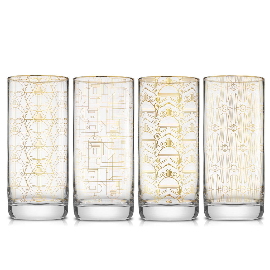 Star Wars™ Limited Edition Deco Collection Tall Glasses, Set of 4