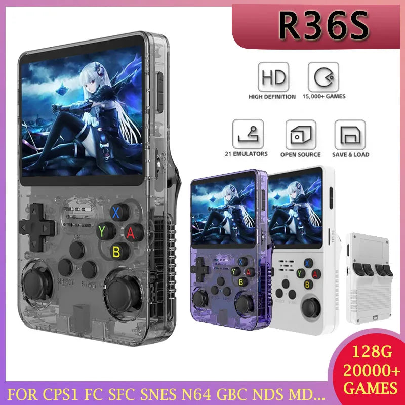 R36S Handheld Game Console